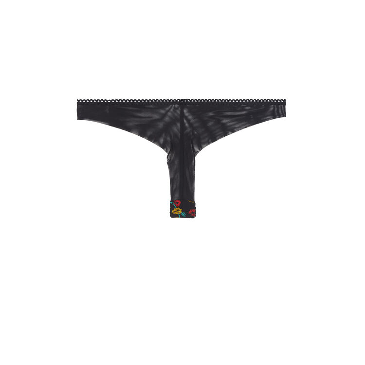 Pimentiz black thong black.