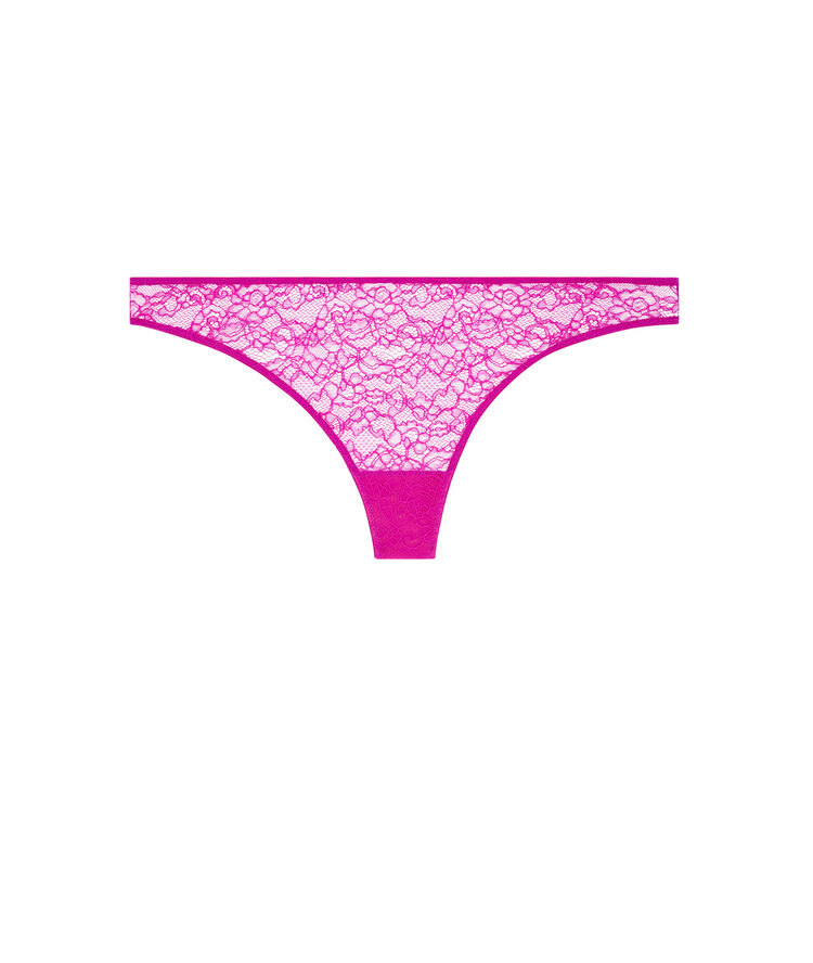 Everydayiz lace tanga briefs fuschia.