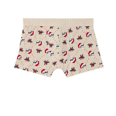 Christmas pattern boxers - white;