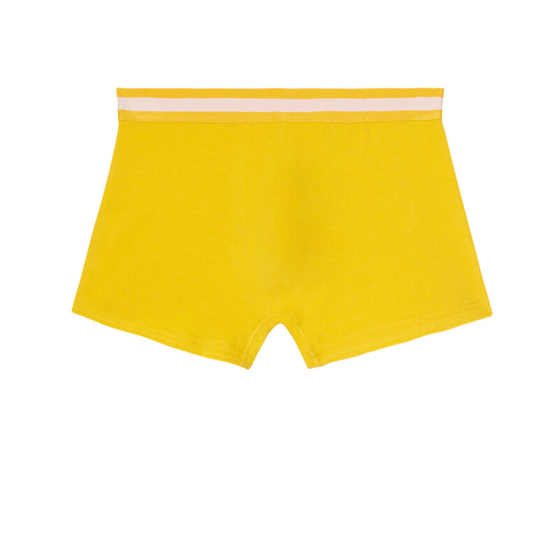 Plain cotton boxers - yellow Plain cotton boxers - yellow;