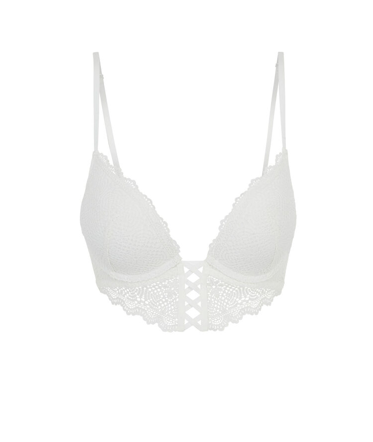 Soutien-gorge push blanc mahaliz blanc.