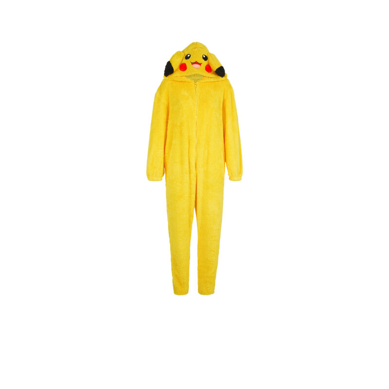 Combinaison polaire print pikachu pikatiz jaune.