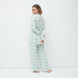 pantalon large de pyjama coloré;