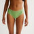 lace trim shorty - green;