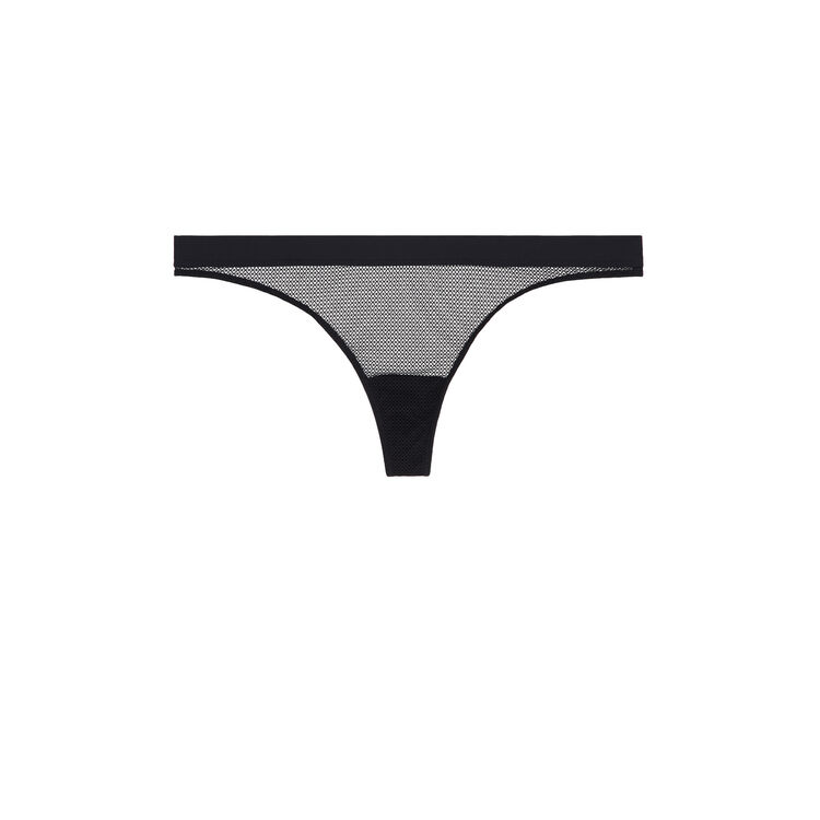 Appeliz black thong black.