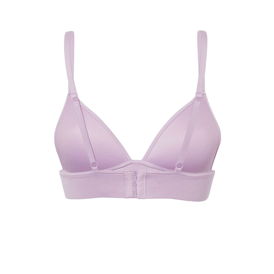 amplifier triangle bustier - lilac;