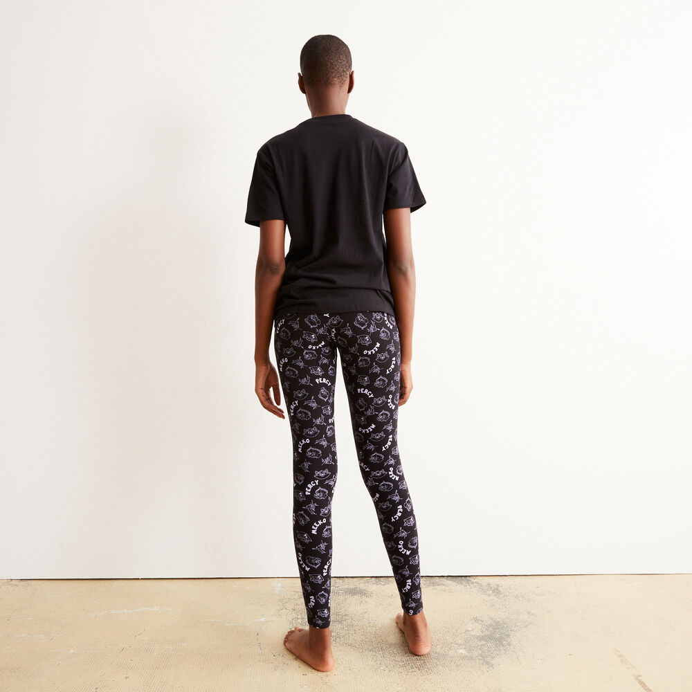 Pocahontas short-sleeved pyjama set - black black.