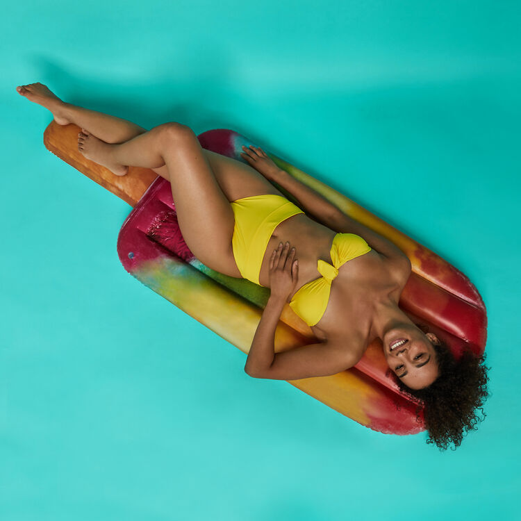 Sexyknotiz yellow bikini top yellow.