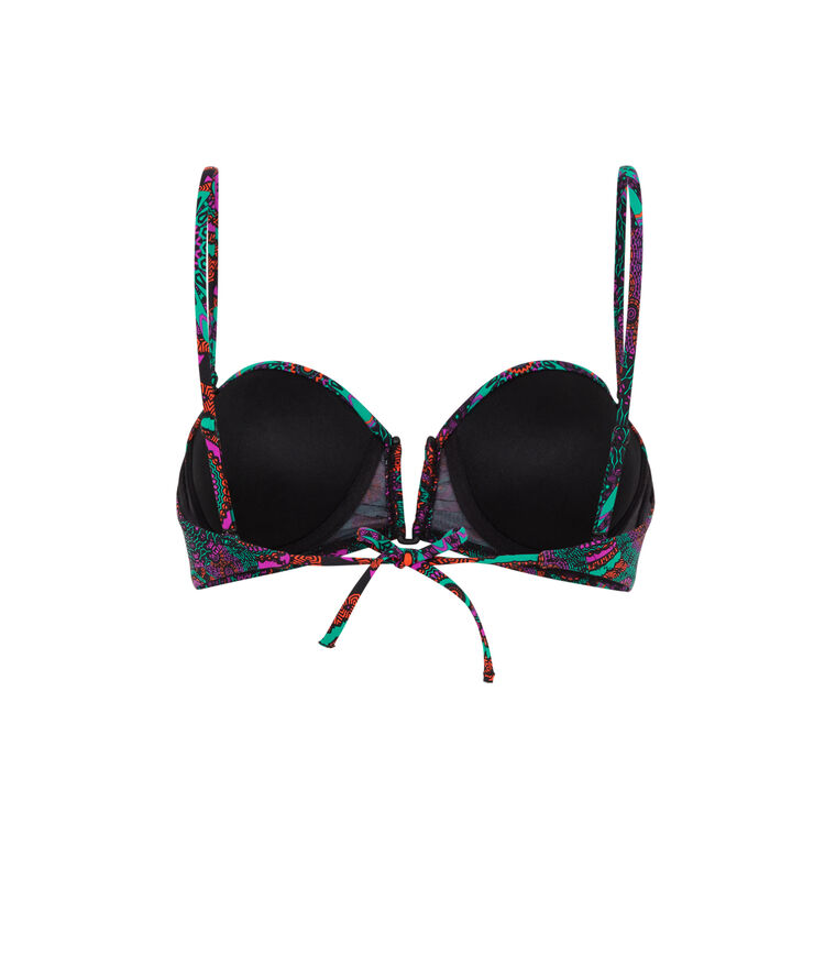 Bandeau bikini top - purple purple.