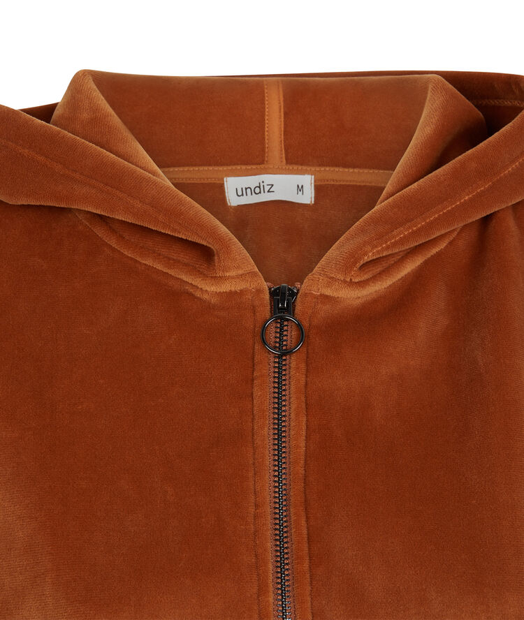Hoodie - brown brown.