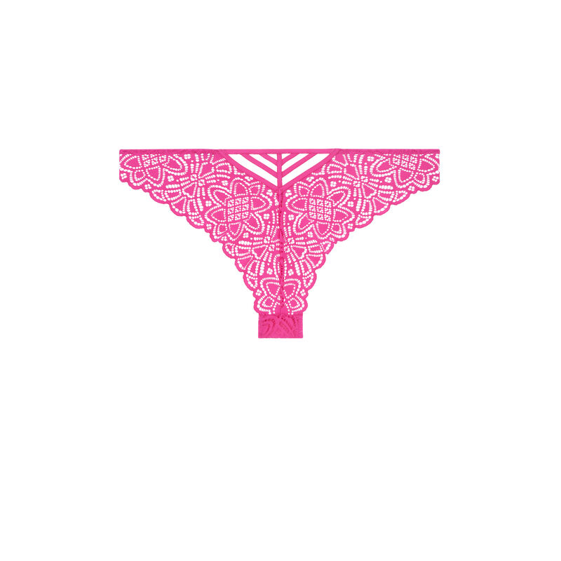 Marceliz lace tanga fuchsia.