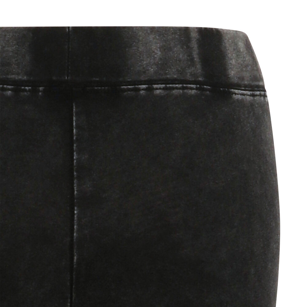 Distressed leggings - black black.