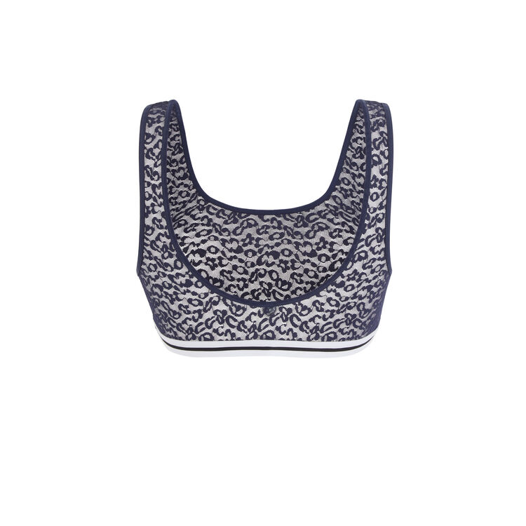Secretiz leopiz navy blue bra blue.