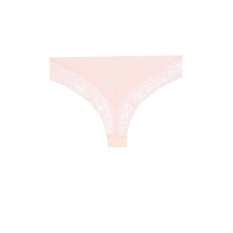 Plain cotton tanga briefs - dusty pink Plain cotton tanga briefs - dusty pink;
