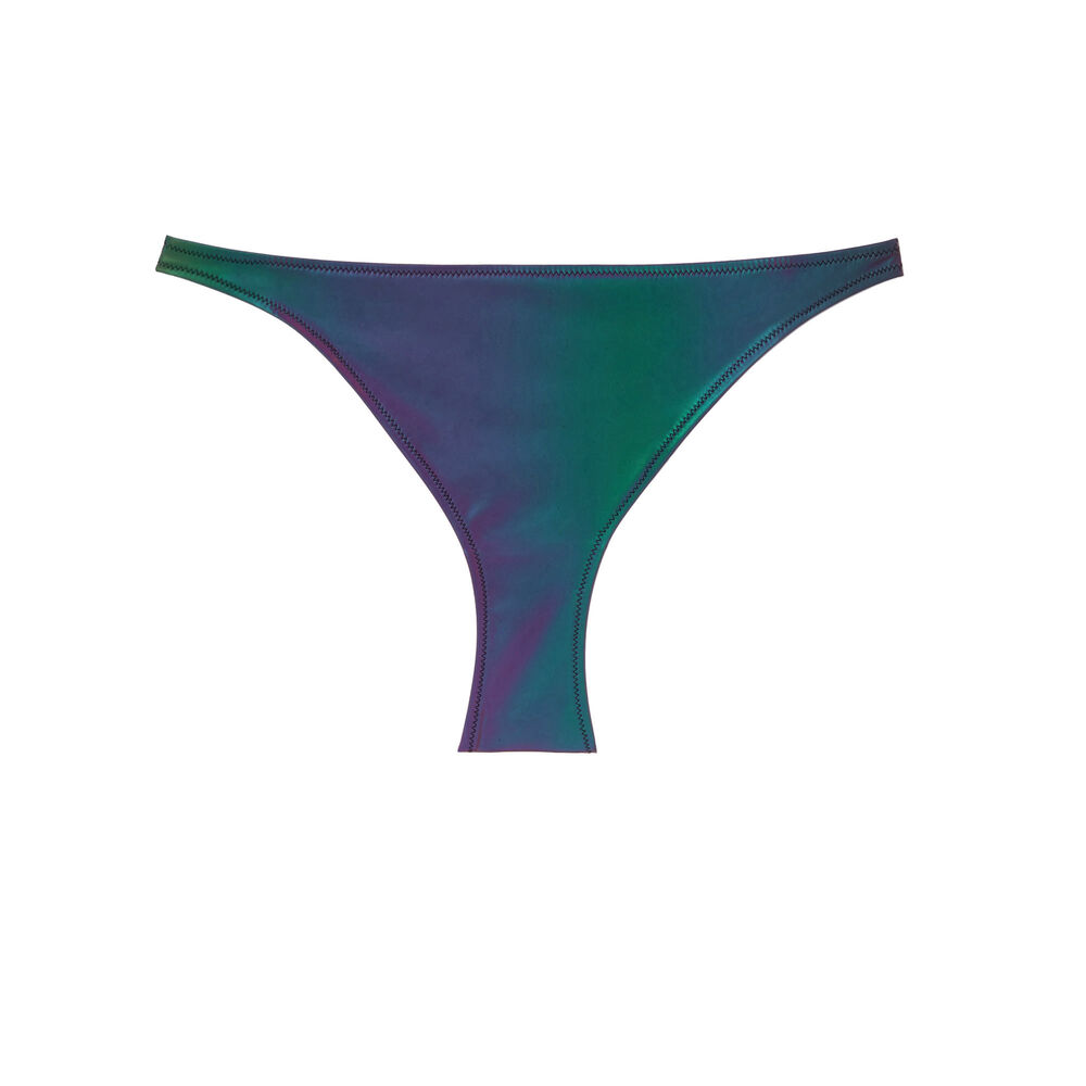 Reflective bikini bottoms - dark grey grey.