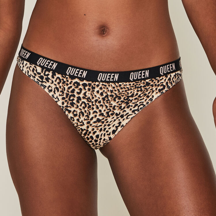 Wildcatiz micro leopard print thong Wildcatiz micro leopard print thong;