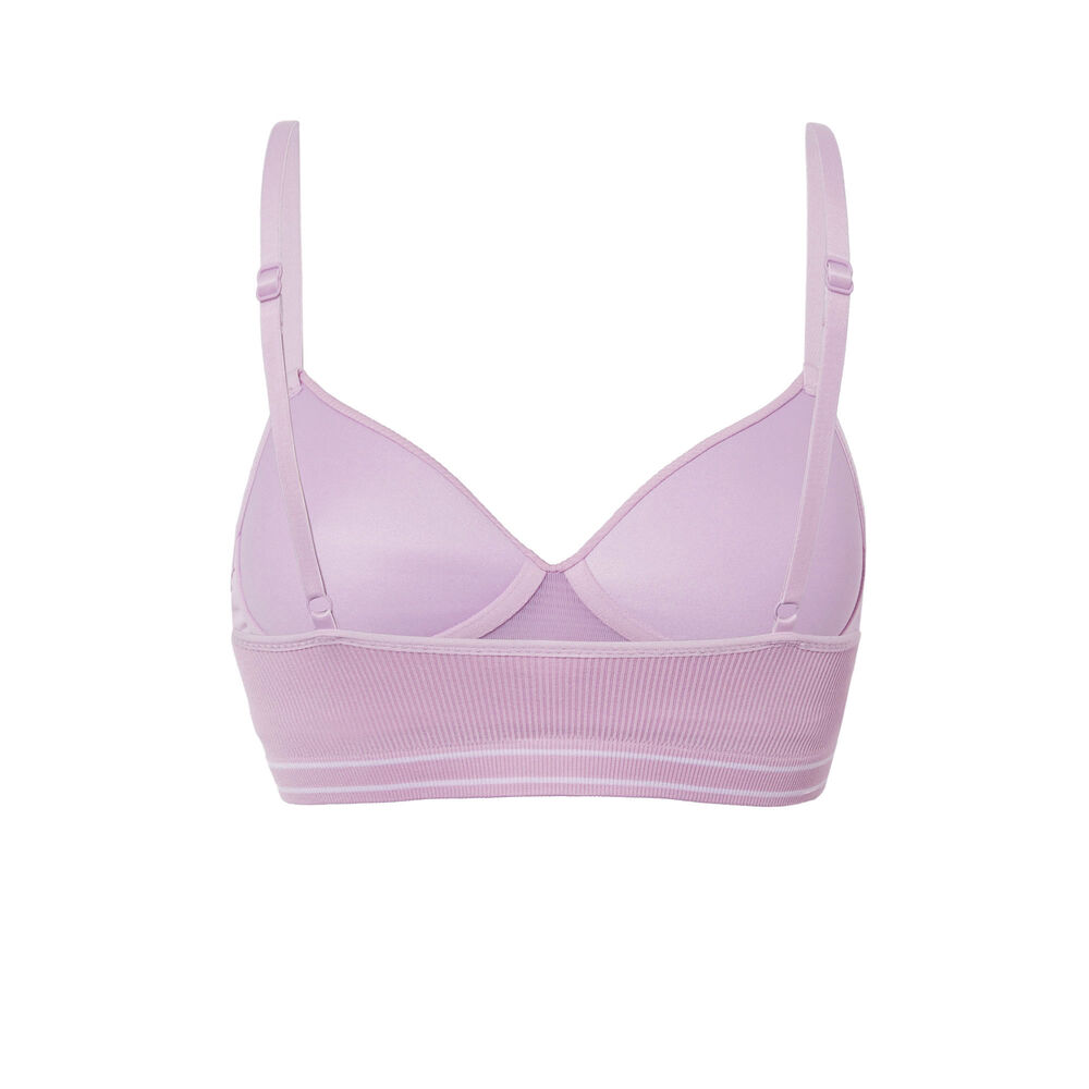 Seamless bra - lilac purple.