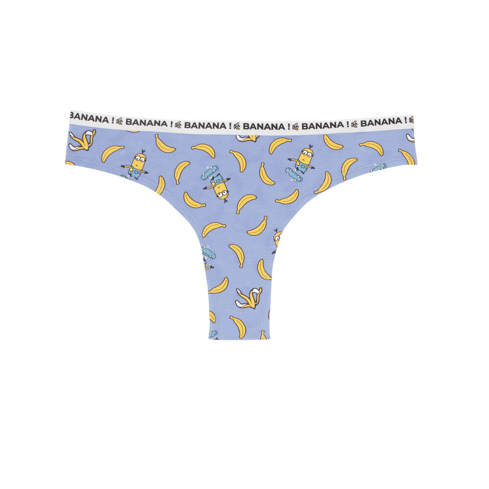 Brazyliany tangi minionki i banany — kolor niebieski niebieski.