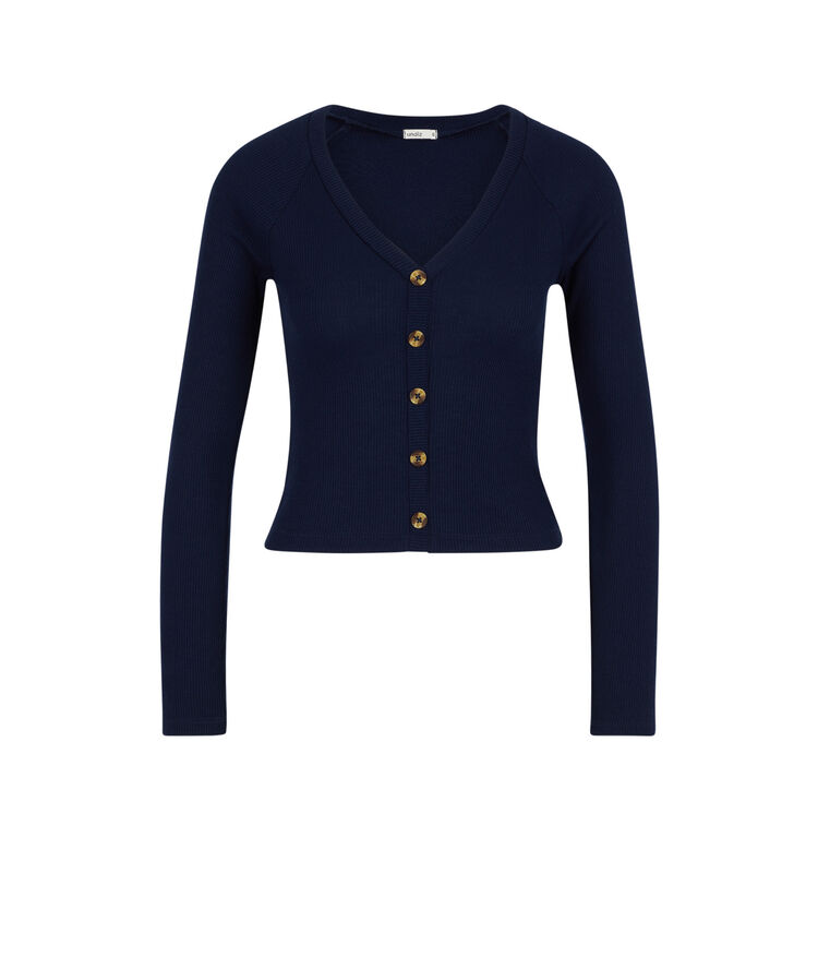 Sleevelongiz uni long-sleeved top navy blue.