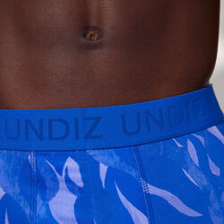microfibre boxer shorts with wave pattern;