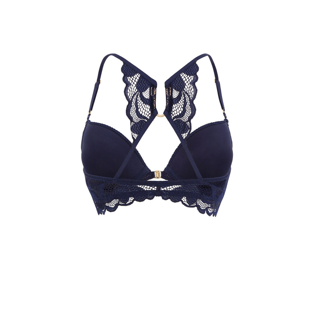 Push-up bra - navy blue navy blue.