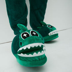 chaussons look dinosaure 