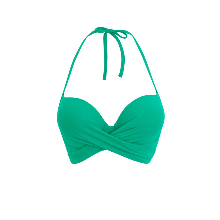 Fusioniz emerald green bikini top green.