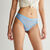 plain tulle thong - baby blue;