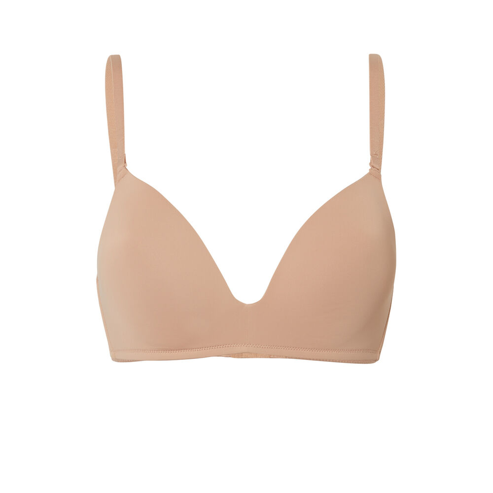 Non-wired padded bra - nude nude.