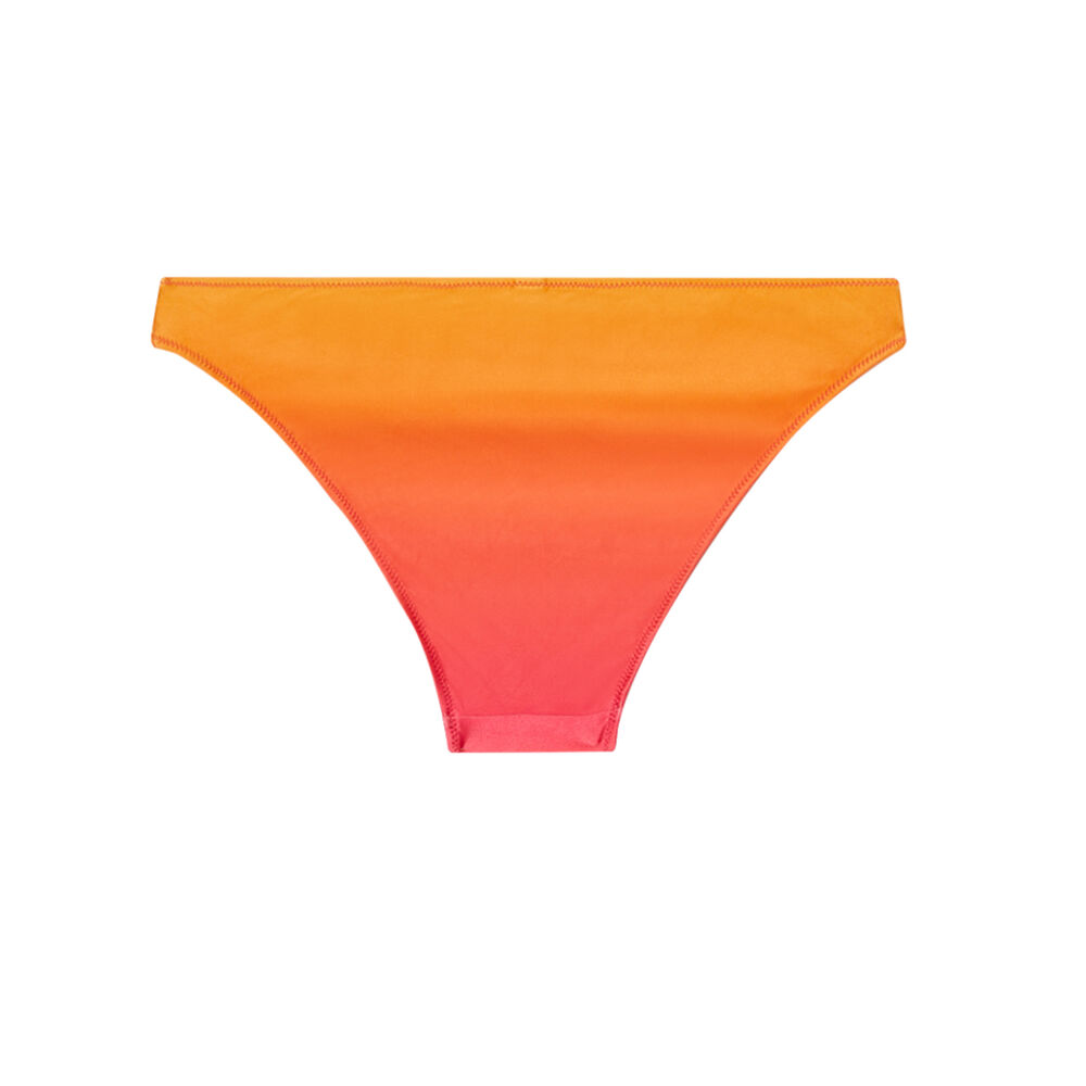 Bikini briefs with sunset gradient - pink pink.