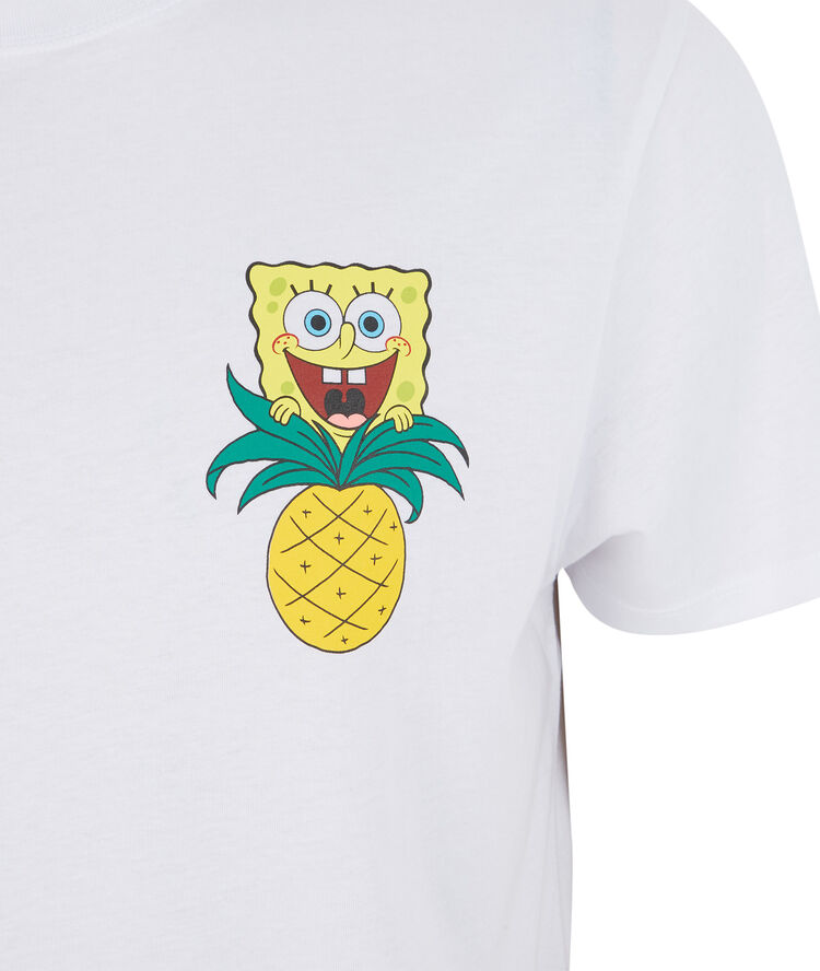 Short-sleeved spongebob t-shirt - white white.