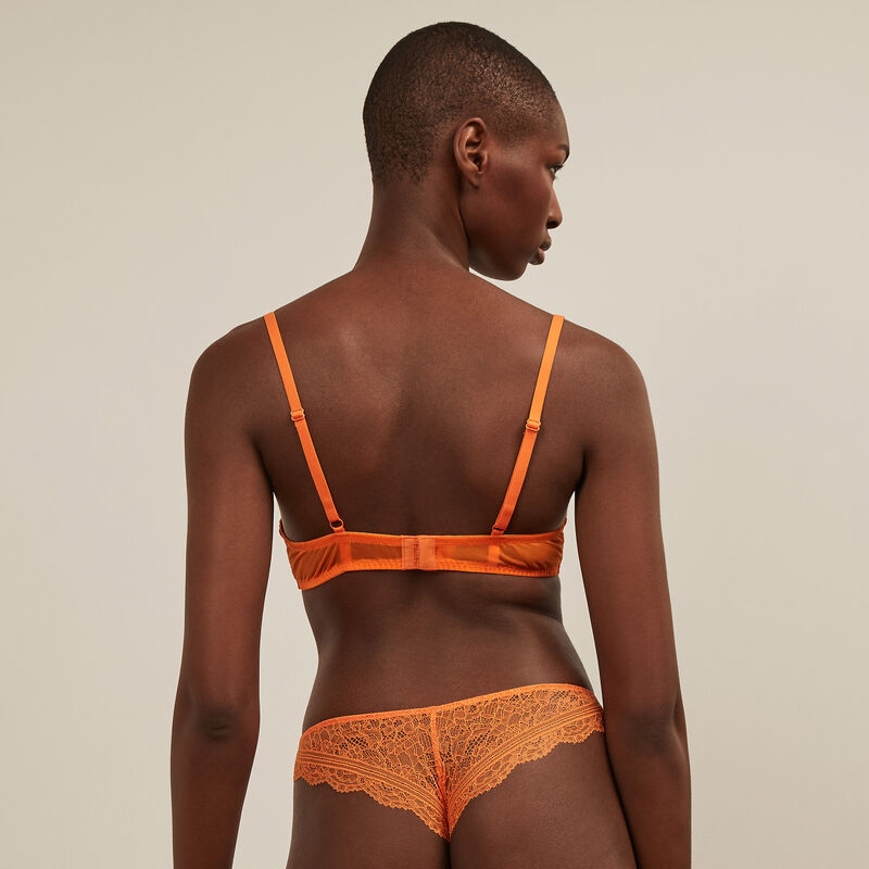 Lace tanga - orange Lace tanga - orange;