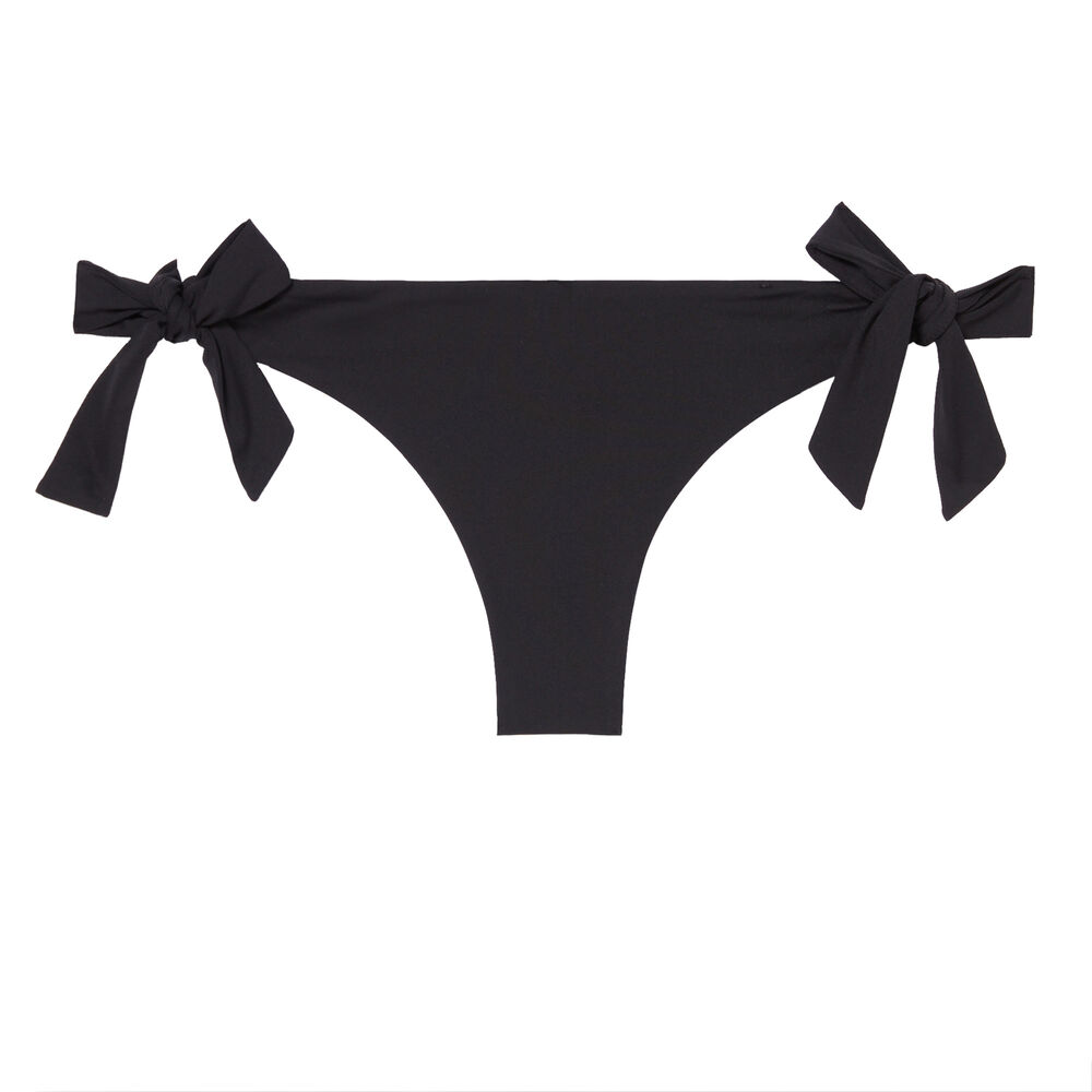 Bikini bottoms with bow details - black black.