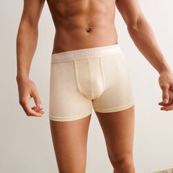 plain cotton boxers - ecru