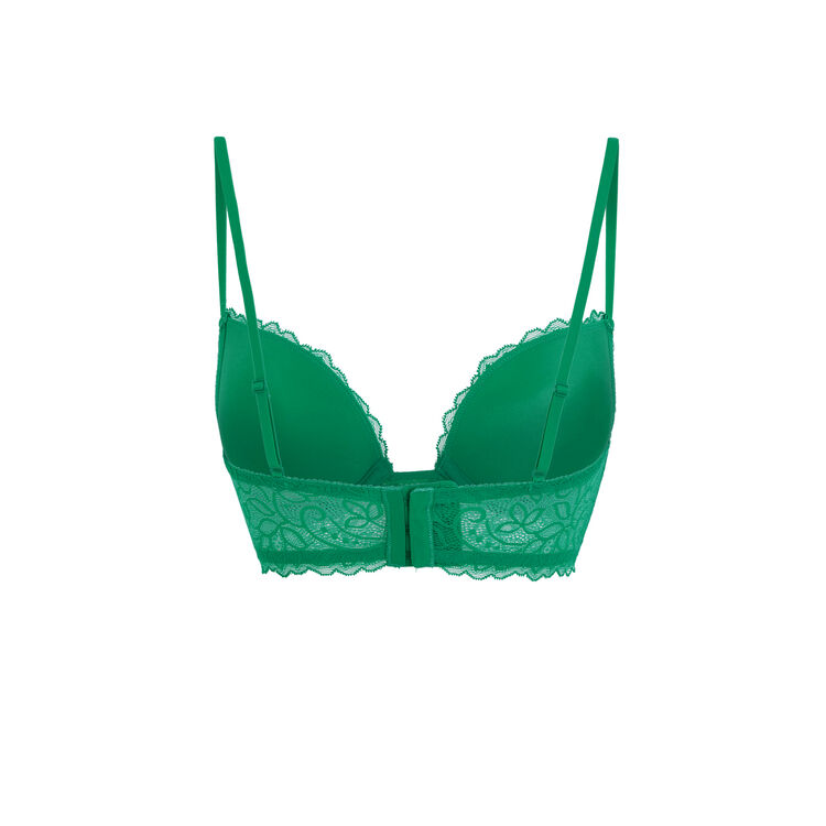 Sayiz emerald-green push-up bra green.
