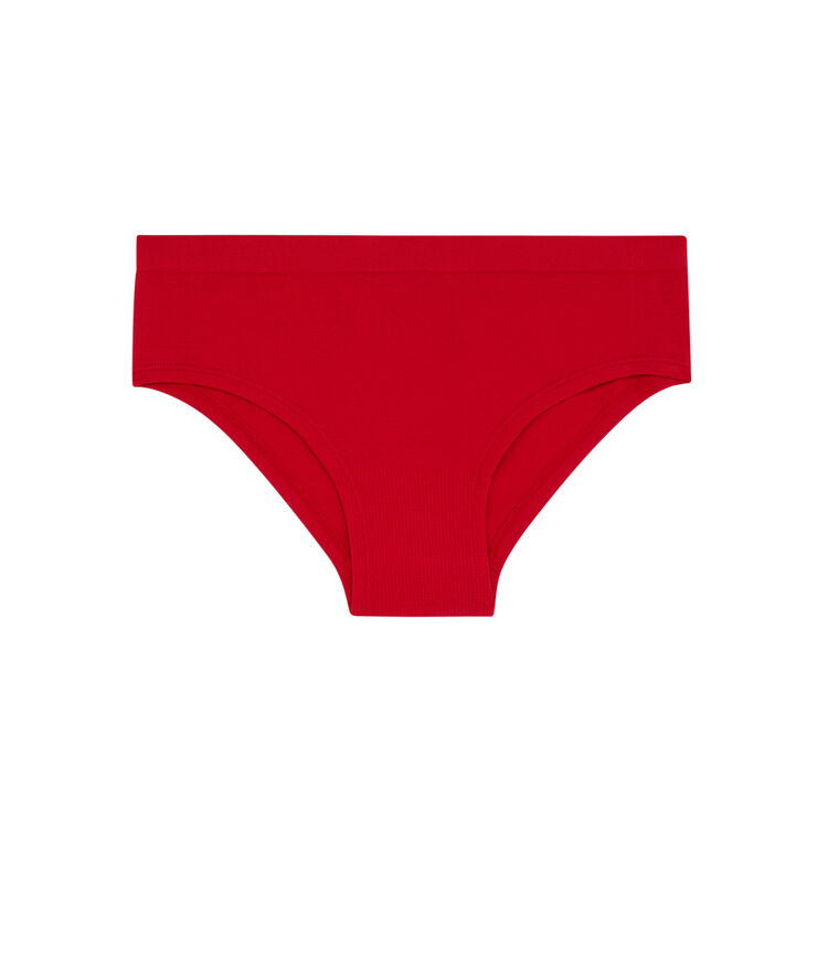 Badloviz shorty with slogan red.