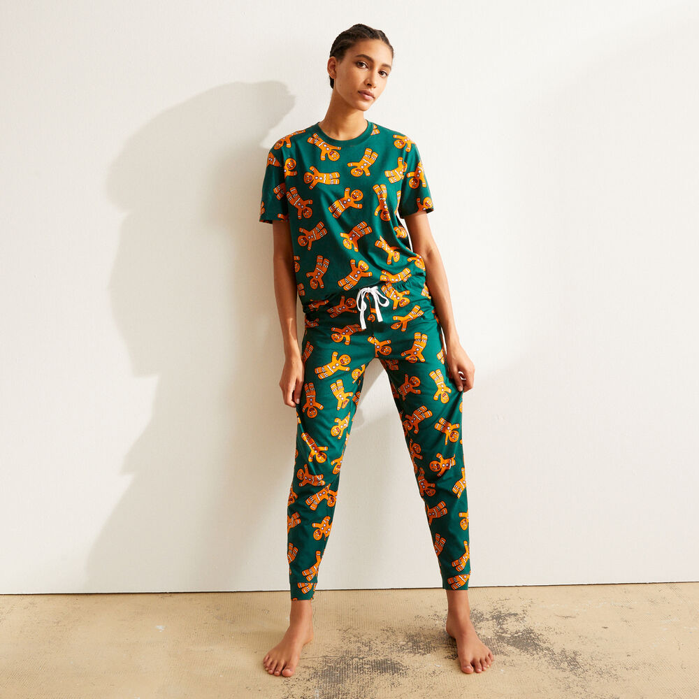 Shrek trousers with gingy pattern - green green.