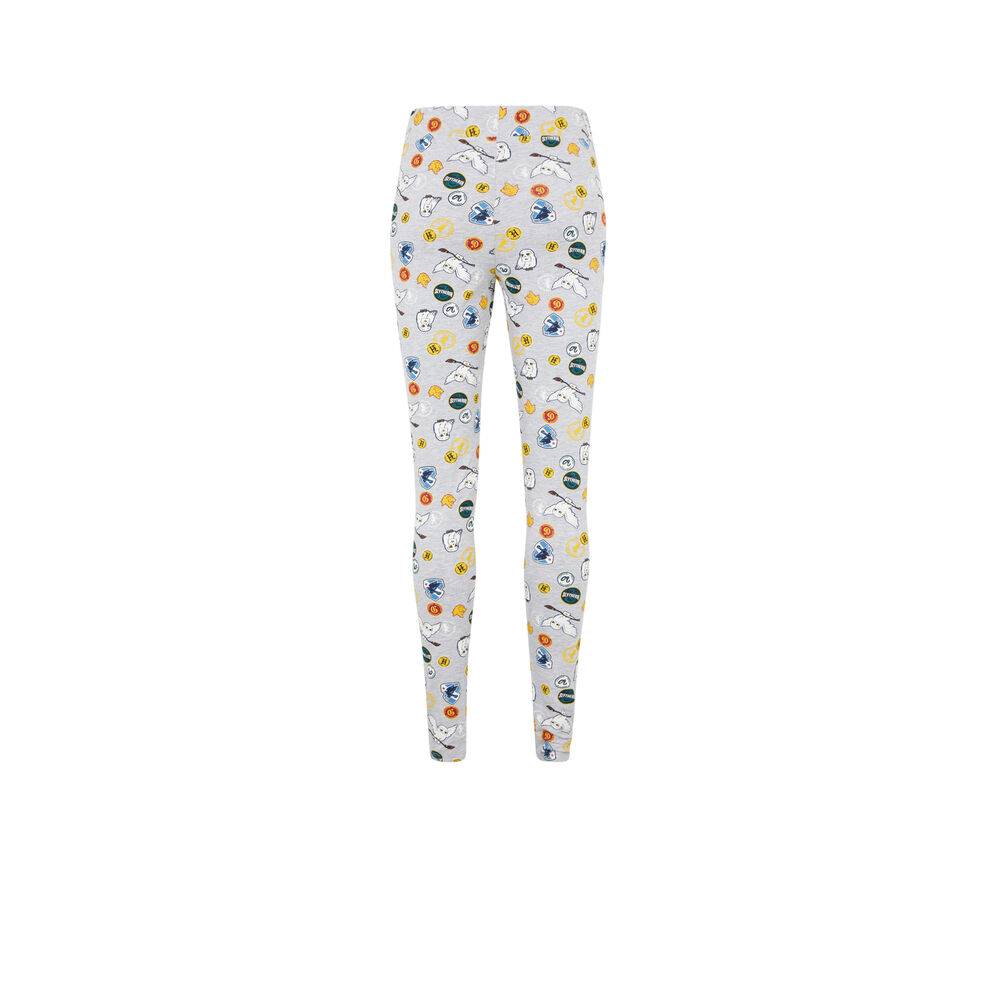 Harry potter pattern leggings - grey grey.