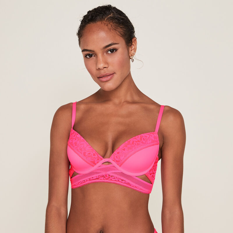 Padded bustier bra - pink Padded bustier bra - pink;