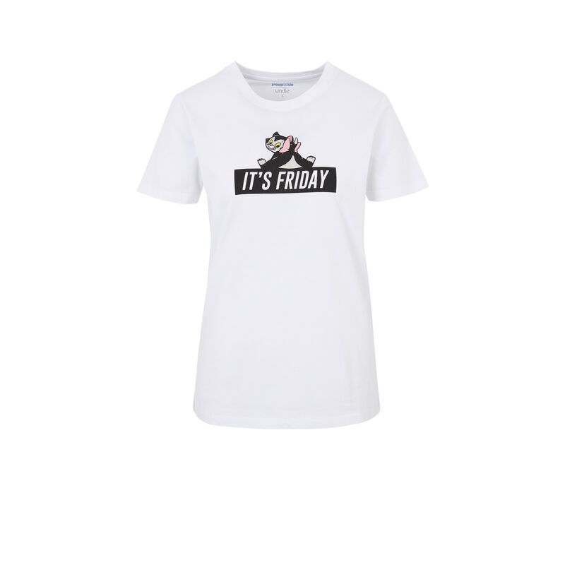 Itsfridayiz Figaro print short-sleeved top Itsfridayiz Figaro print short-sleeved top;