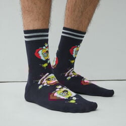 ensemble caleçon et chaussettes bob l'éponge;