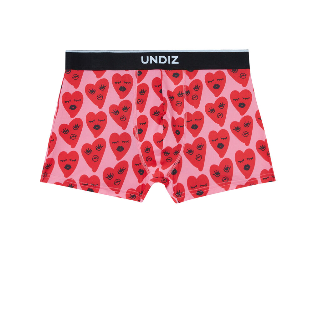 Heart motif boxers - pink pink.