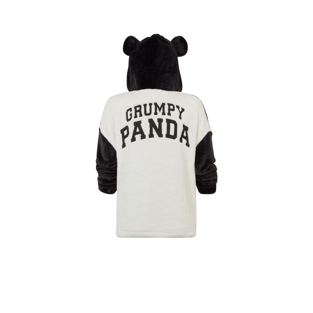 Polar z pandą z napisem grumpy panda - kolor czarny czarny.