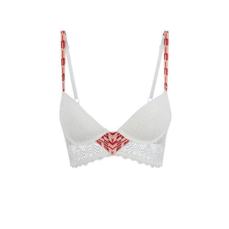 Matchiz white push-up bustier bra Matchiz white push-up bustier bra;