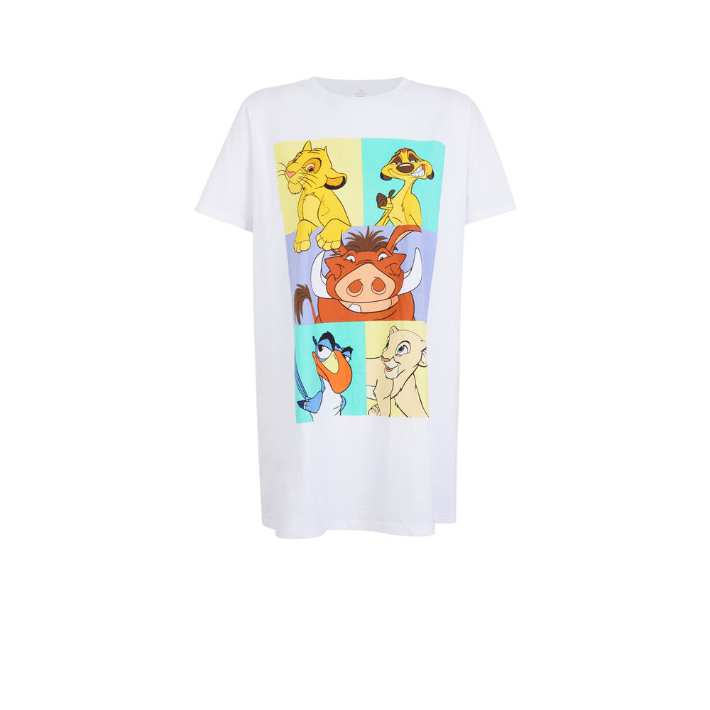 The lion king short-sleeved tunic - white white.