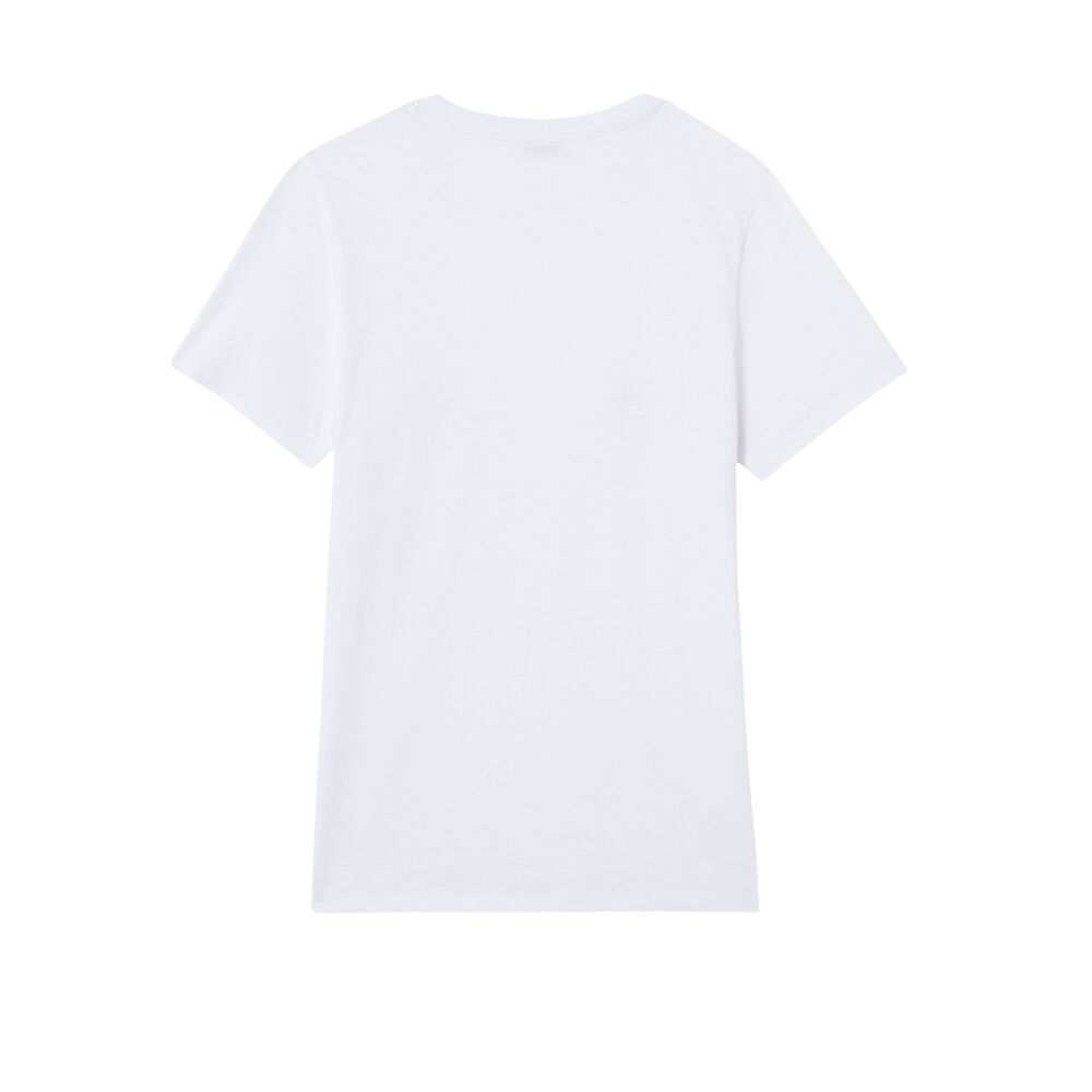 Heart, flowers or lips print top - white white.