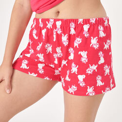 marie themed shorts;