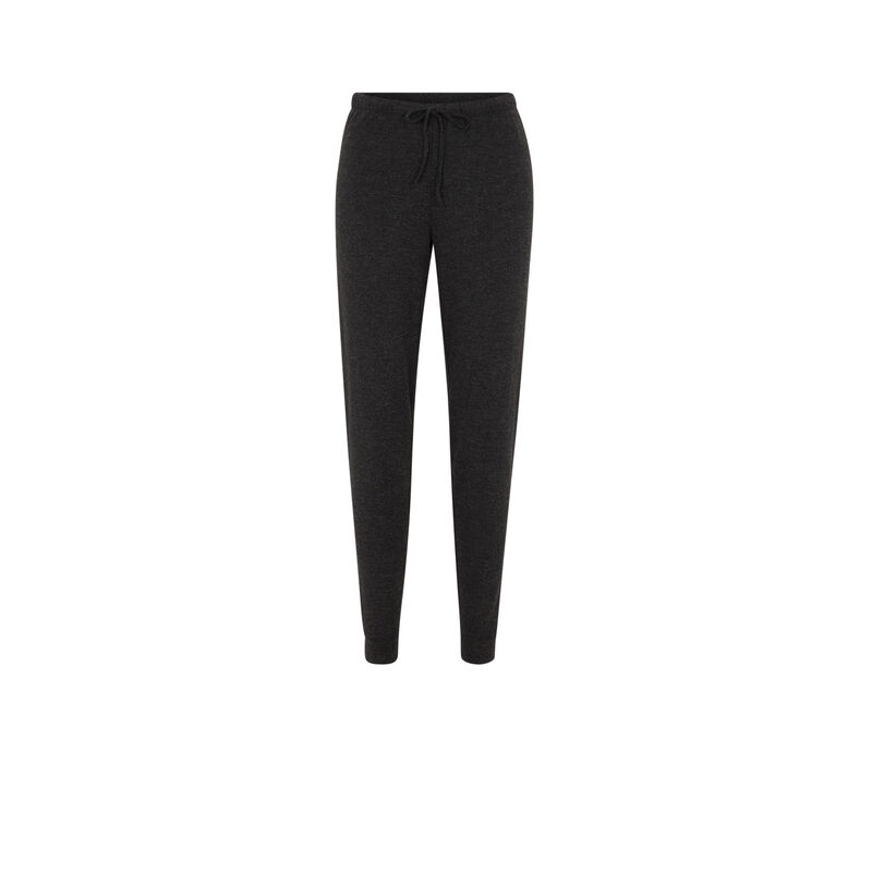 Quodiz brushed fleece pants anthracite.