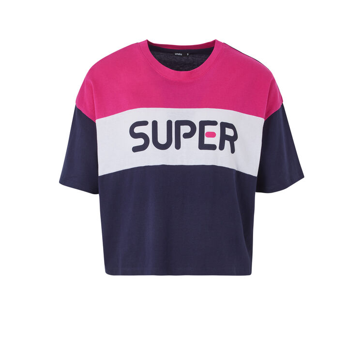 Top super hypesupiz granatowy.