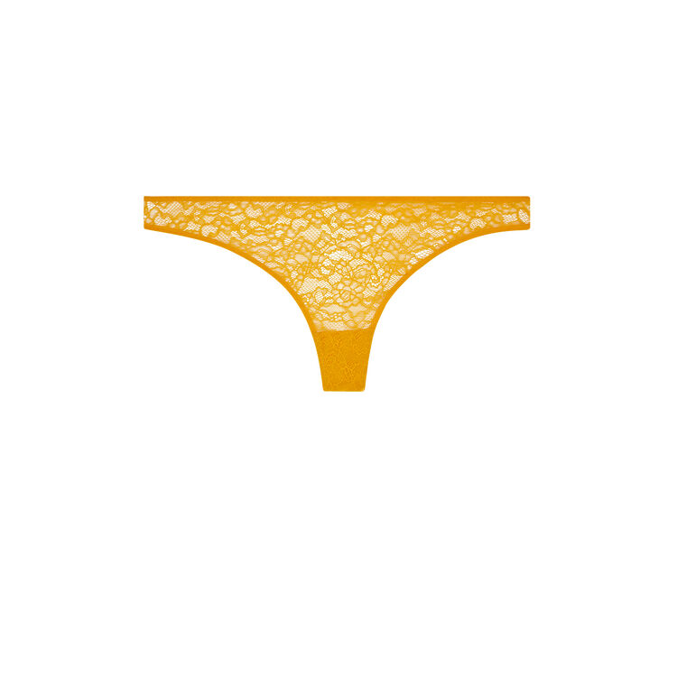 Everydayiz saffron yellow tanga orange.